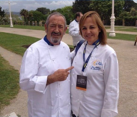 Elena Zulueta y Karlos Arguiñano